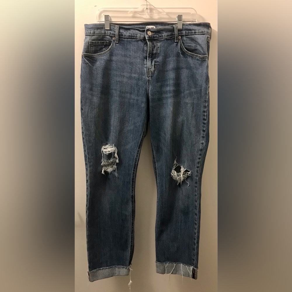 Old Navy Boyfriend Jeans; Size 14